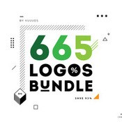 665 logos bundle by vuuuds shailab icon