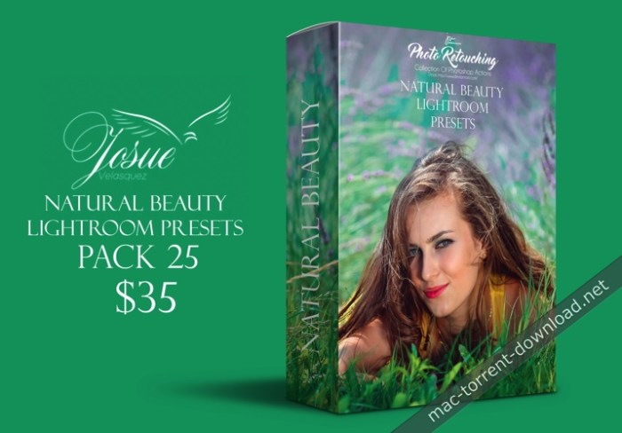 NATURAL BEAUTY LIGHTROOM PRESETS