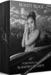 Beauty black lightroom presets icon