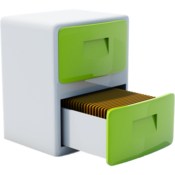 Folder tidy clean up the mess icon