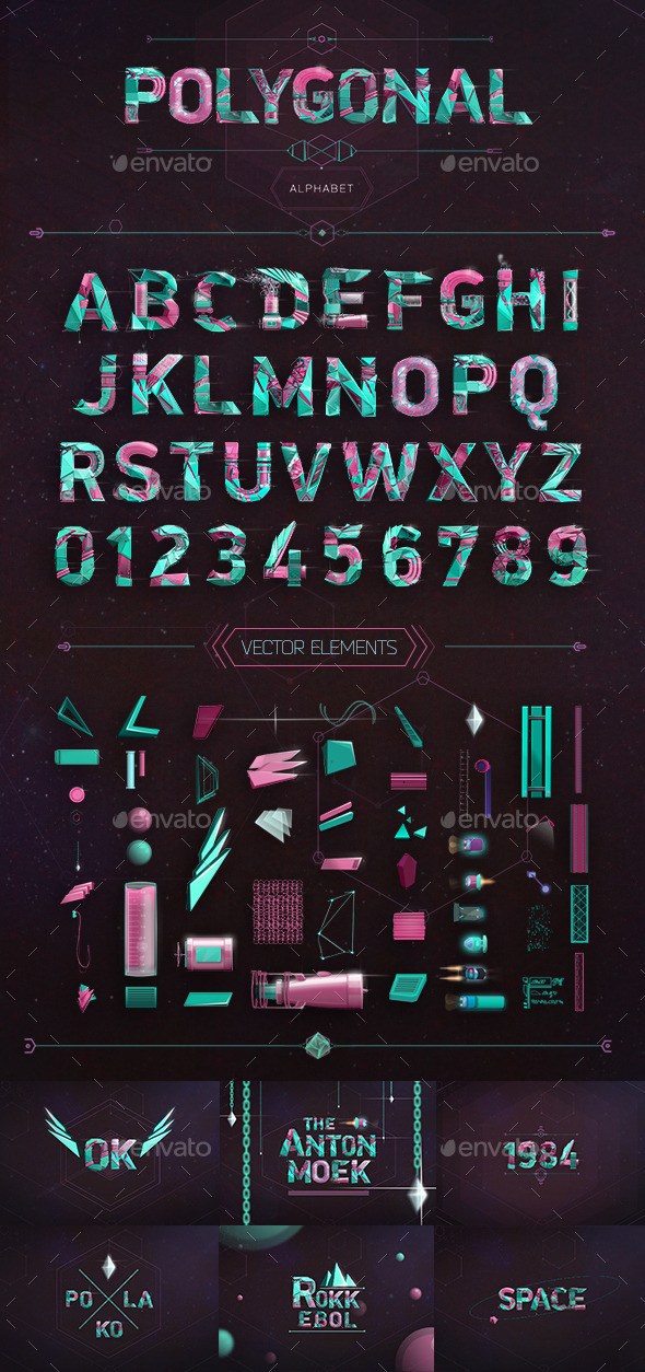 Polygonal Alphabet