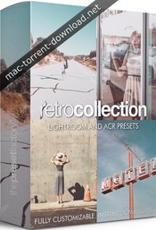 The preset factory retro collection lightroom presets icon