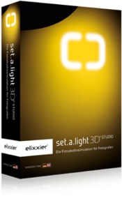 Set a light 3d studio icon