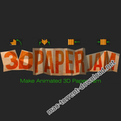 3d paper jam aescripts icon