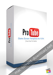 Pixel film studios protube outro for fcpx icon