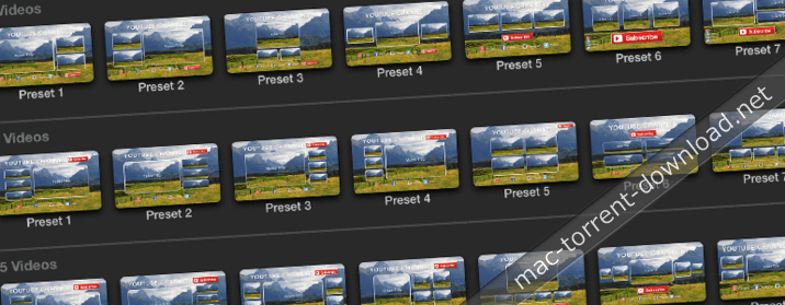 Over 30 Customizable Presets