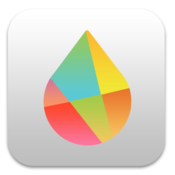 Colorific photo effects black white color icon