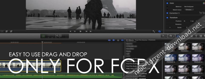 Designed for Final Cut Pro X