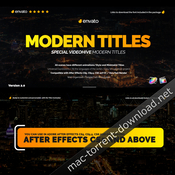 Modern promo titles pack icon
