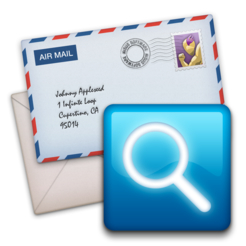 Infoclick search tool for mail icon