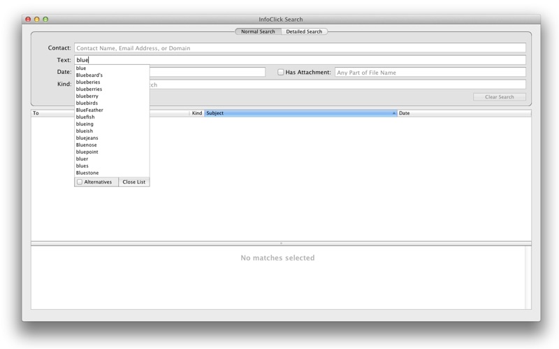 InfoClick Screenshot 2