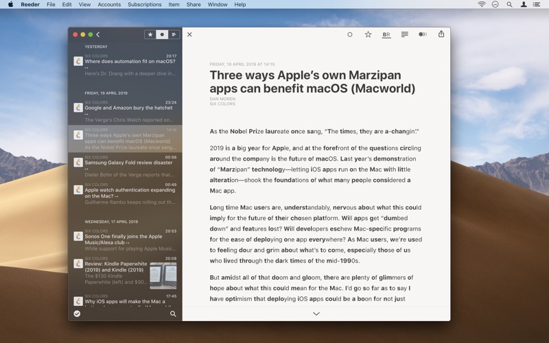 Reeder 4 Screenshot 3