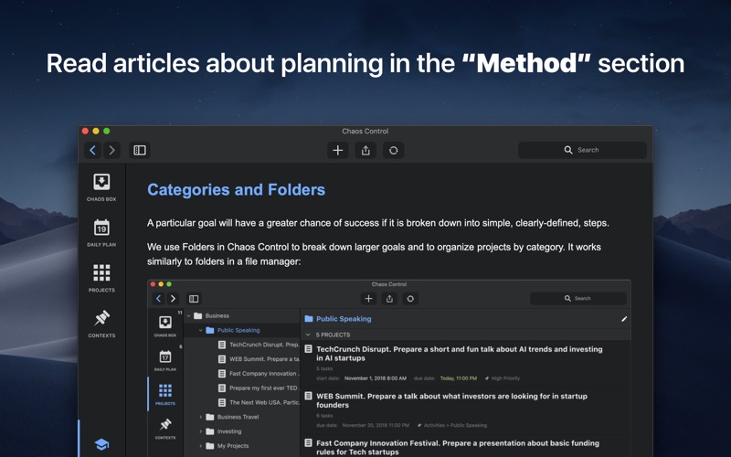 Chaos Control™: GTD Organizer Screenshot 7