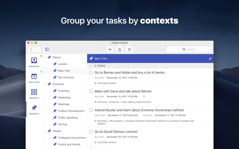 Chaos Control™: GTD Organizer Screenshot 4