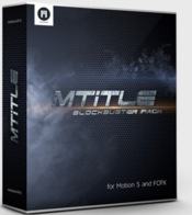 Mtitle blockbuster pack cinematic titles for fcpx and motion5 icon