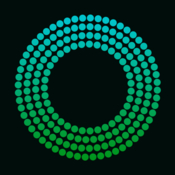 Circular studio icon