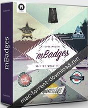 Motionvfx mbadges 30 high quality labels for motion 5 and fcpx icon