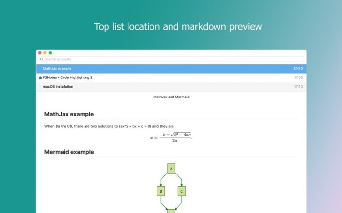 FSNotes Screenshot 5