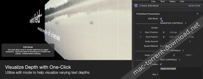 3D Visualization with Edit Mode