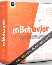 Motionvfx mbehavior a collection of animation presets for fcpx icon