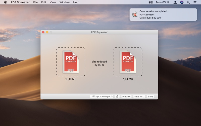 PDF Squeezer Screenshot 2