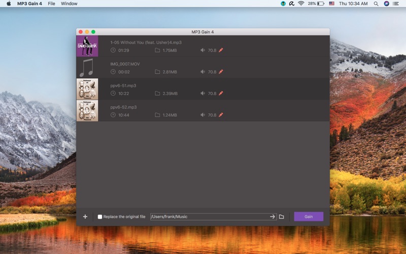 MP3 Gain 4 Screenshot 2