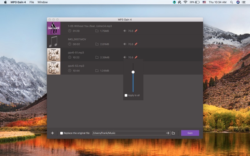 MP3 Gain 4 Screenshot 3