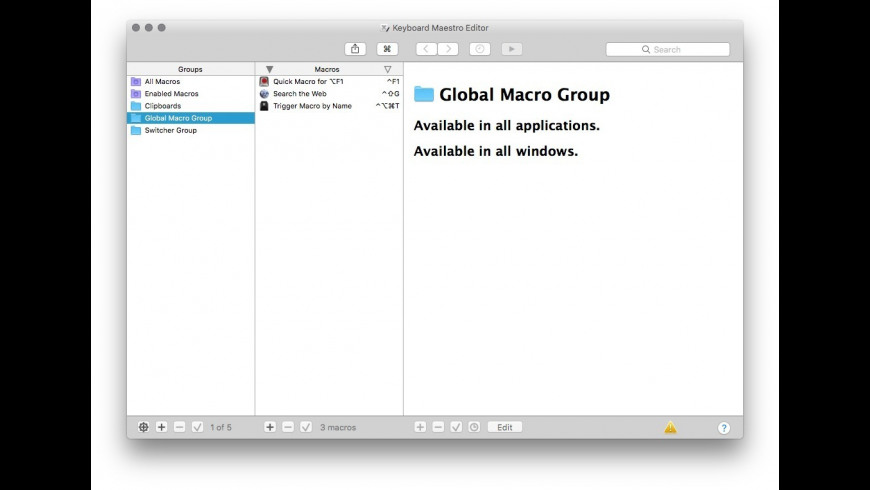 Keyboard Maestro 901 Screenshot 01
