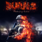 Burn 2 photoshop action 12603487 icon