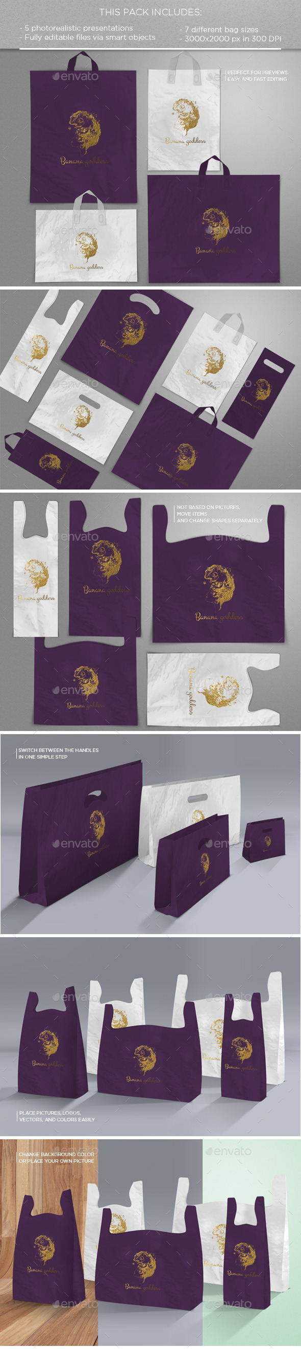 Plastic Bags Mockups