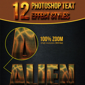12 photoshop text effect styles vol 12 11650499 icon