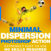Minimal dispersion photoshop action 19176826 icon