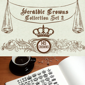 Creativemarket Heraldic Crowns Collection Set 2 105087 icon