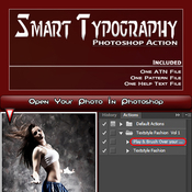 Smart typography ps action 11108449 icon