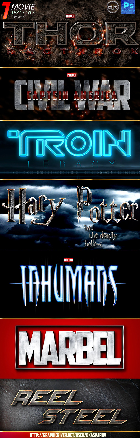 Movie Text Style Vol.5