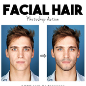 Facial hair photoshop action 13434912 icon