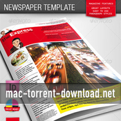 Berliner newspaper template 1224460 plantilla indd icon