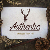 Creativemarket authentic a monoline sctipt font 351825 icon