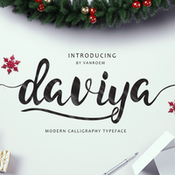 Davia script font 396671 icon