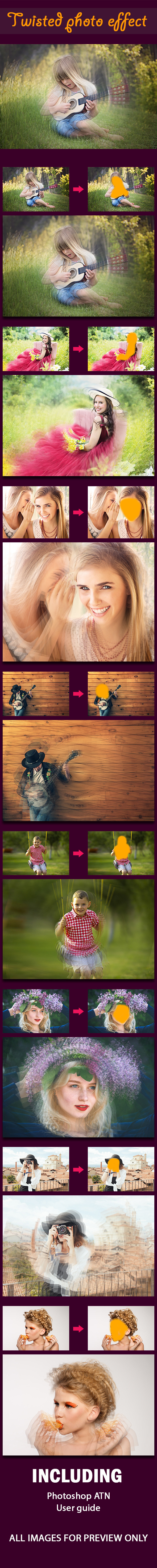 Twisted Photo Effect