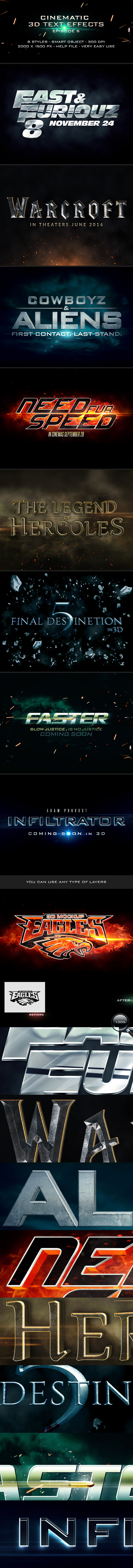 Cinematic Title Text Effects Vol 6