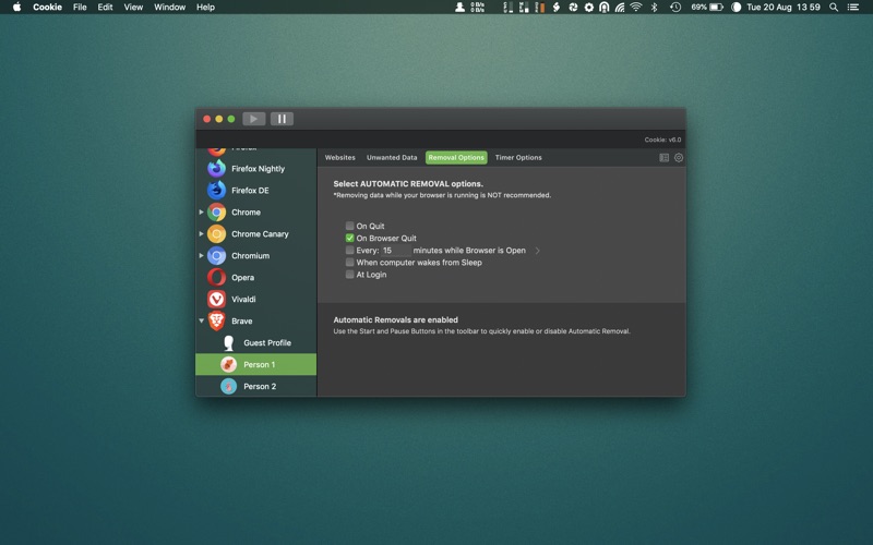 Cookie Screenshot 4