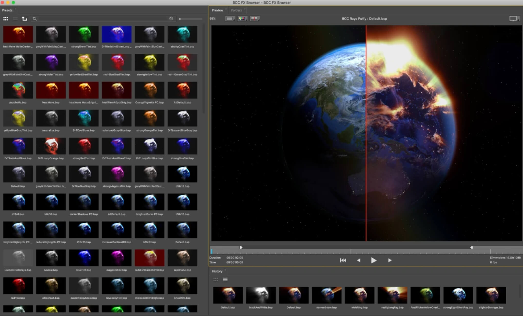 Boris Continuum Complete 2019 v1252 for OFX Screenshot 01