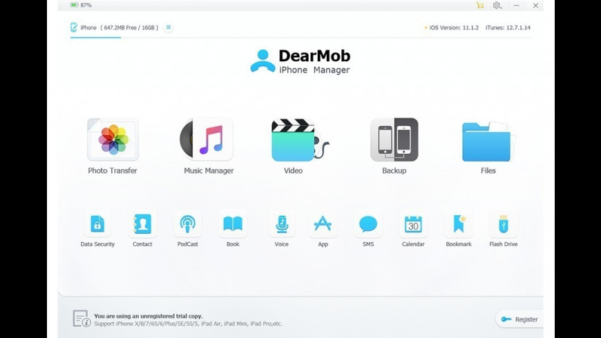 DearMob iPhone Manager 3520190816 Screenshot 01