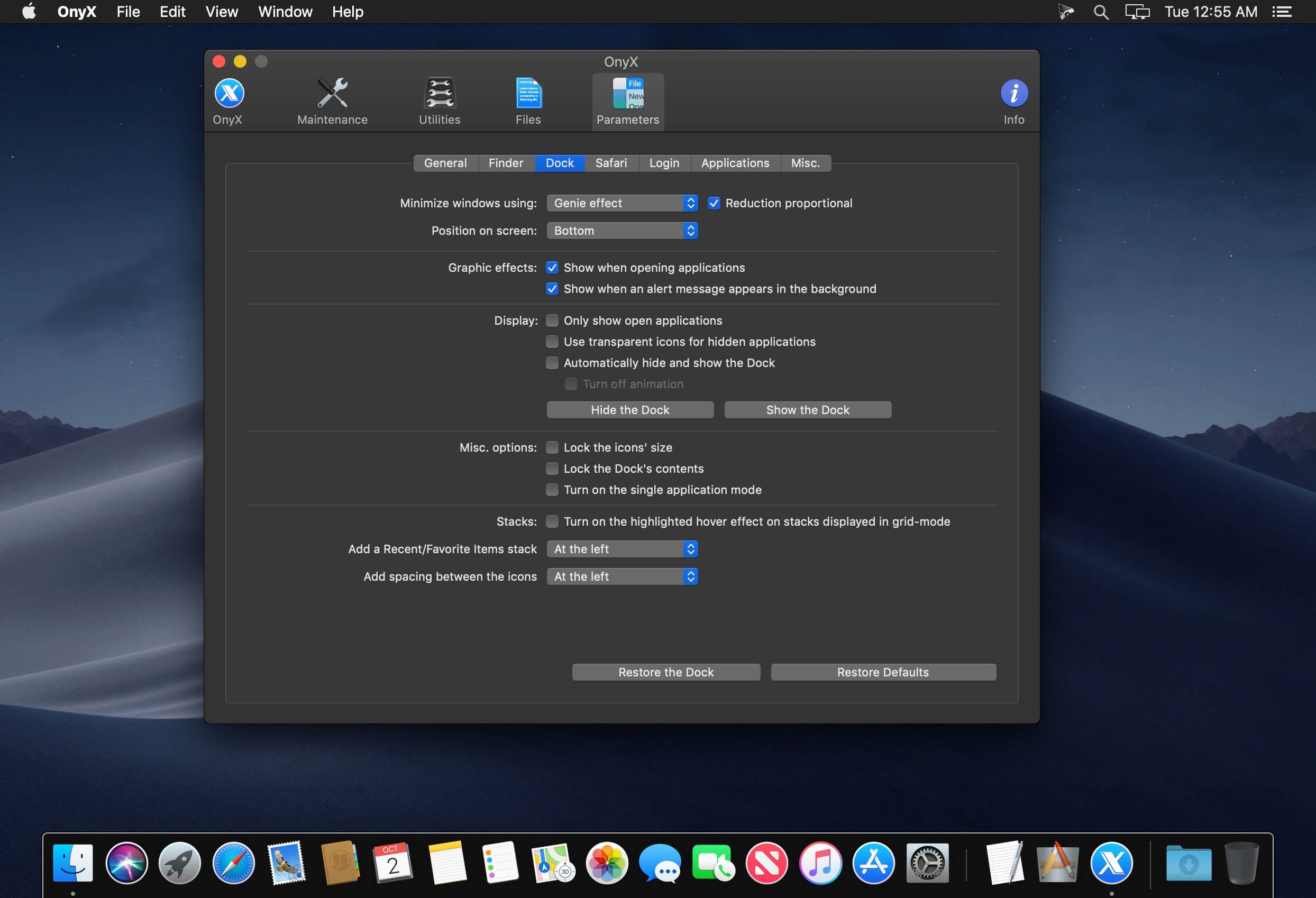OnyX 367 Screenshot 03
