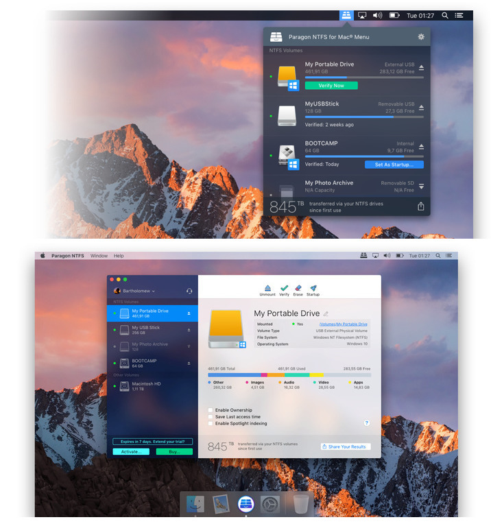 Paragon NTFS for Mac 15.0.293