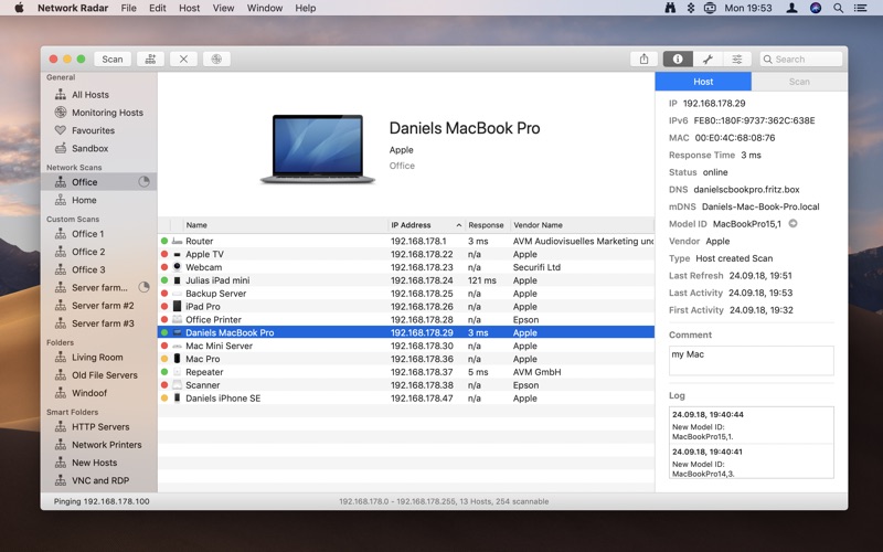 Network Radar Screenshot 1