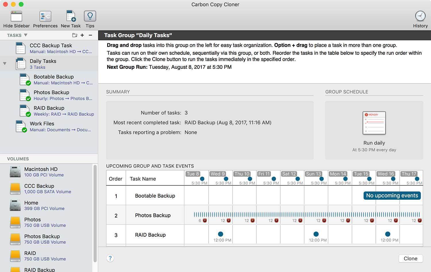 Carbon Copy Cloner 5110 Screenshot 03
