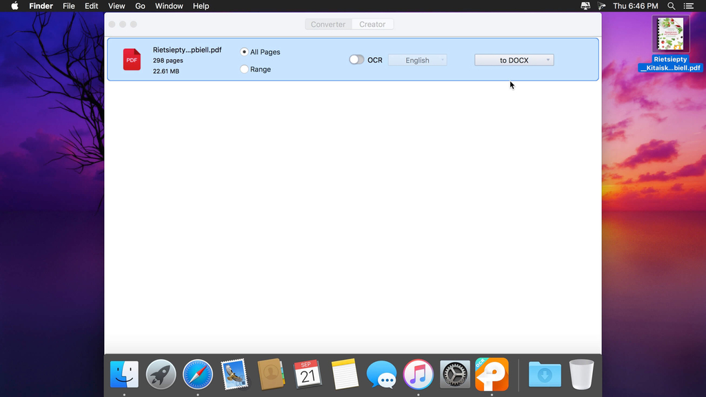 Cisdem PDF Converter OCR 710 Screenshot 02