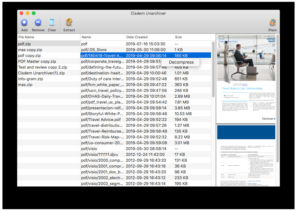 Cisdem Unarchiver 300 Screenshot 02 141cs2qn